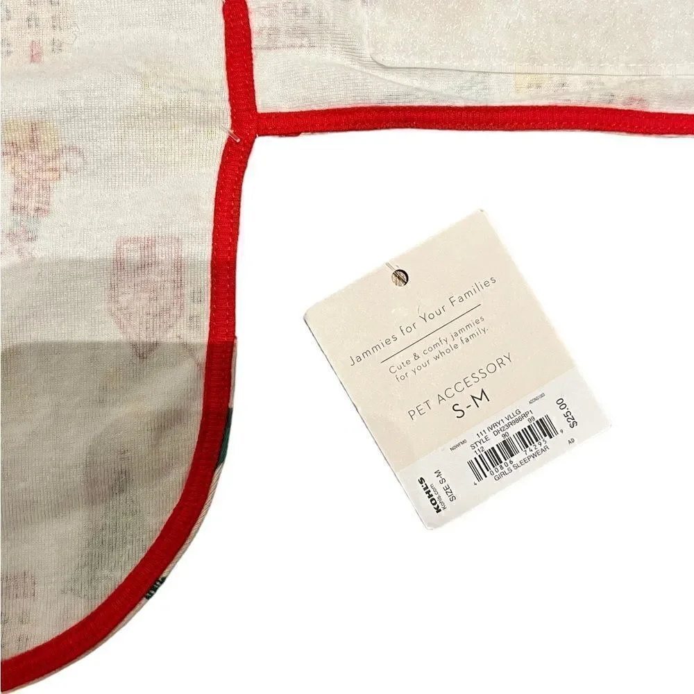 Pet Lauren‎ Conrad Jammies For Your Families® Holiday Village 1 Piece, S/M, NWT